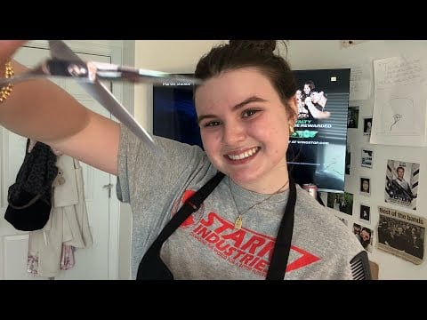 ASMR haircut! 💇‍♂️💇‍♂️ (soft spoken, background noise)
