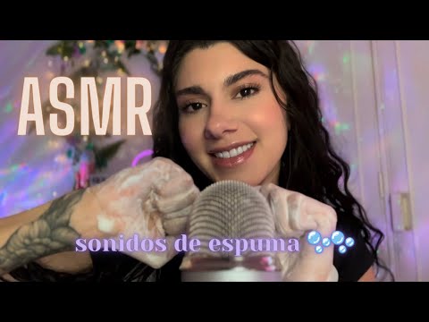 ASMR con ESPUMA Para DORMIR-ASMR ESPAÑOL (Sonidos súper relajantes) SHAVING CREAM