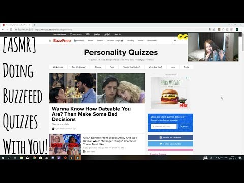 [ASMR] Doing Some Relaxed Buzzfeed Quizzes With You! (Whispering, Clicking &  Silly)