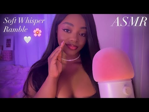 ASMR | Soft & Clicky Whisper Ramble 🤍 Sharing Personal Updates 🌸💕