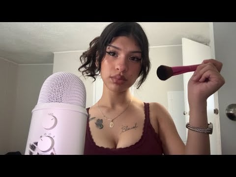 ASMR helping you sleep in 20 min (mic kisses, mouth sounds)