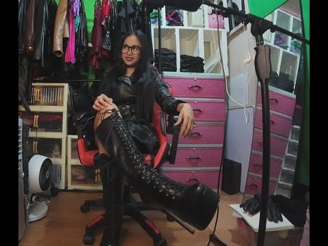 Roleplay with LEATHER (Leather Jacket, Gloves, BOOTS) Ski Mask LIVESTREAM