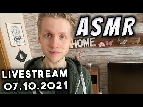 ASMR LIVE | Beste Entspannung für einen optimalen Schlaf | Livestream vom 07.10.2021