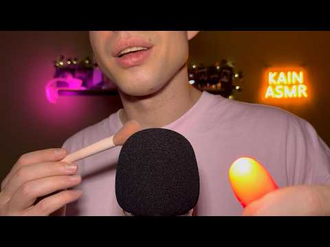 The Perfect ASMR for Instant Sleep 😴🌙 (mouth sounds, tapping & brushing)
