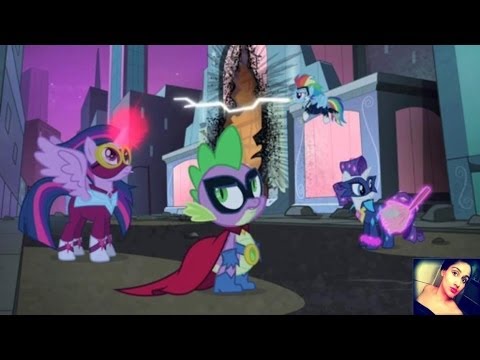 My Little Pony Friendship is Magic: Full Season Episode  "Power Ponies" Video Cartoon (Review)