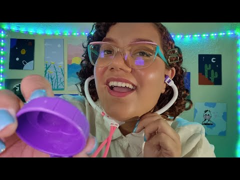 ASMR MÉDICA EXAMINANDO VOCÊ 💕👩🏽‍⚕️