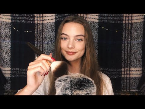 ASMR Fluffy Microphone Brushing ❤️