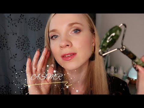 ASMR SUOMI KASVOHIERONTA Öljyn Kanssa Roleplay 💜💤ASMR OIL FACE MASSAGE