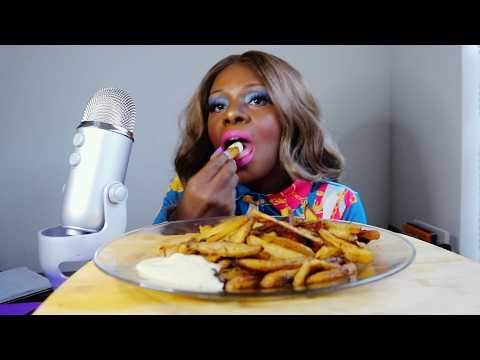 ASMR Eating Sounds With Dinner Snacks And Treats