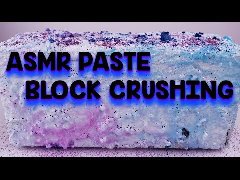 ASMR Thick Paste Covered Sahara Crushing - Satisfying Floral Foam ASMR