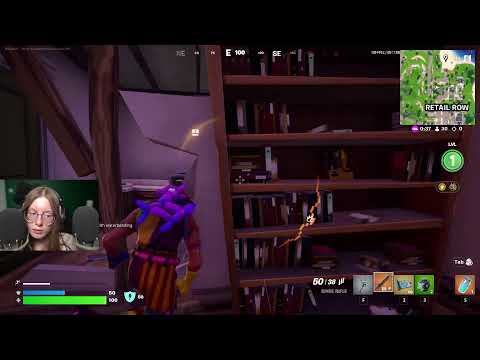 doing some ASMR playing fortnite
