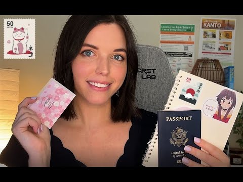 (ASMR)  Japanese Visa Office Roleplay 📃 | Soft Spoken, Keyboard Typing, Paper Sounds