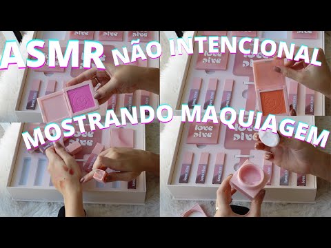 ASMR NÃO INTENCIONAL COLEÇÃO MAQUIAGEM SHEGLAM LOVE DIVE -  Bruna Harmel ASMR