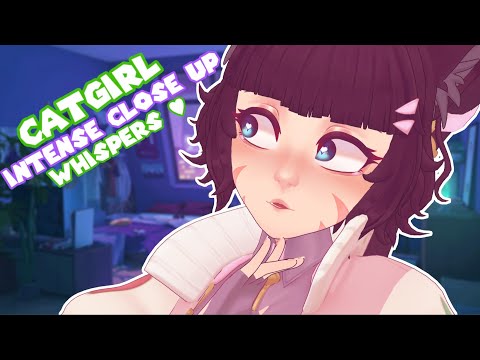 [ASMR] 🐾 Catgirl Intense Closeup Tingles To Melt Your Brain