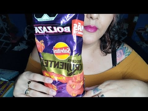 ASMR Comiendo Sabritas crujientes y picante 🌶️
