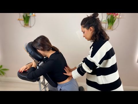 ASMR MASSAGE FEMALE - WAİST MASSAGE (Asmr Massage Sleep)