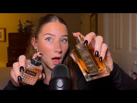 ASMR My Perfume Collection | Whispering, Tapping & Bottle Sounds