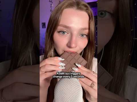 ASMR but triggers change every 5 seconds #asmr #asmrsounds #asmrrelax #asmrsleep #relax #tingles