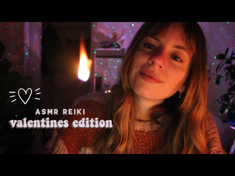 Hypnotic ASMR Reiki for self-love | energy healing, plucking, finger flutters, hand movements