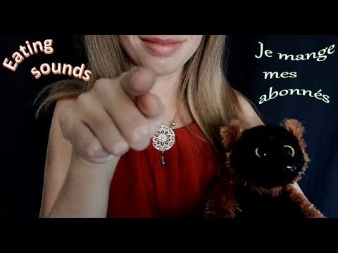 [ASMR français]Je MANGE mes abonnés (en chuchotant) - Eating sounds