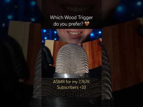 Which Wood Trigger do you prefer? 🤎 #asmr