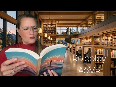 #ASMR german ⚠️ Library RP Bücherei • Tingly  - ich empfehle Bücher - Whispering • Tapping
