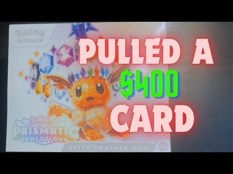 Pokemon Prismatic Evolutions ETB Unboxing (ASMR)