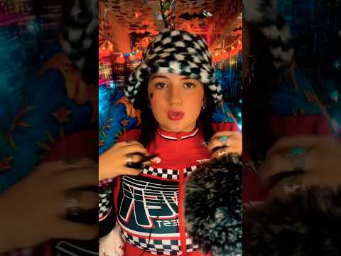 Fabric scratching ASMR 🏁🏁 fast & aggressive sleep sounds! Satisfying ootd #asmr #fabricscratching