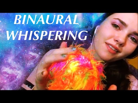 ASMR UPCLOSE BINAURAL WHISPERING | EAR TO EAR TINGLES ⭐️