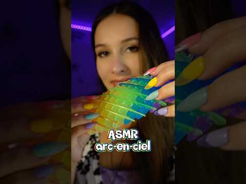 Comment s’appelle cet objet ? 🌈 #asmr #mouthsoundsasmr #satisfyingvideos #rainbownails #asmrtist