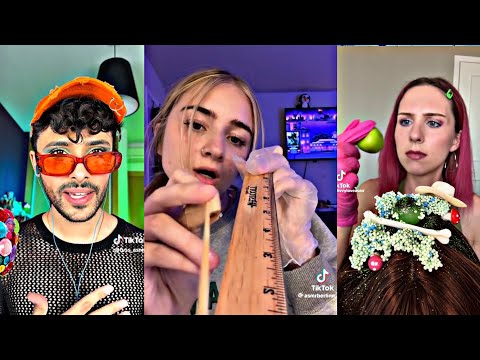 ASMR TikTok artists compilation time to go to bed relax