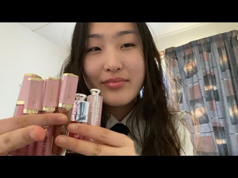 asmr lip gloss collection