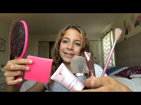 ASMR PINK triggers| ASMR color series!