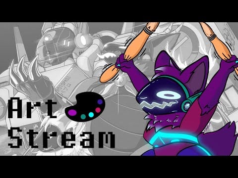 Working on an Art Commission [Drawing with PABZ] [Livestream]