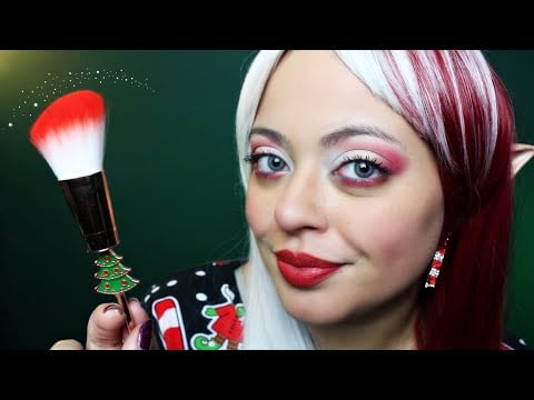 ASMR| Giving You a Holiday Makeover (Personal Attention, Makeup Application)