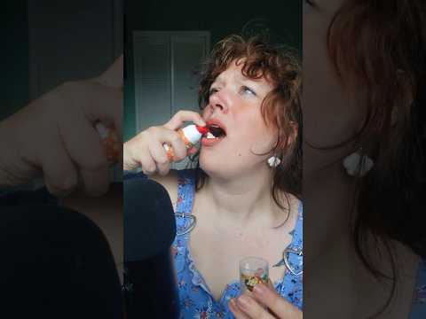 Lets try foamcandy?🤯 #asmr #asmrsounds #eatingsounds #tingles
