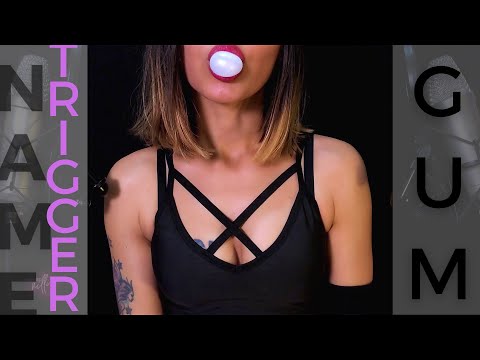 ASMR | Whispering Your Names & Gum Chewing ASMR