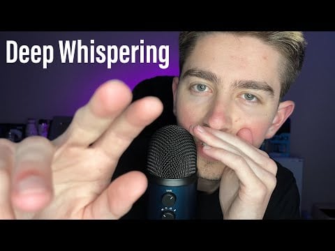 ASMR Close-Up Sensitive Whispering with Visuals for SLEEP
