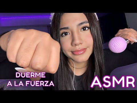 ASMR ESPAÑOL / TE DU3RM0 a la FUERZA / TE P3G0 HASTA que cierres los OJITOS