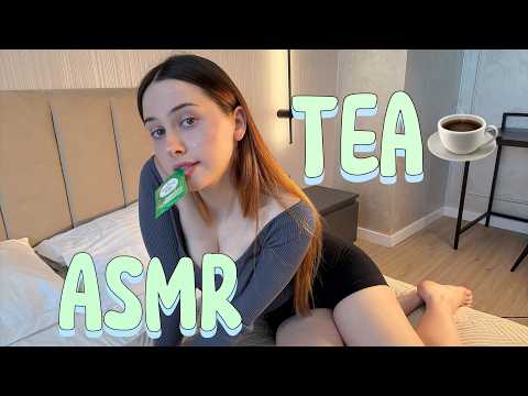 ASMR girlfriend helps you relax 💕  Tea time🍵