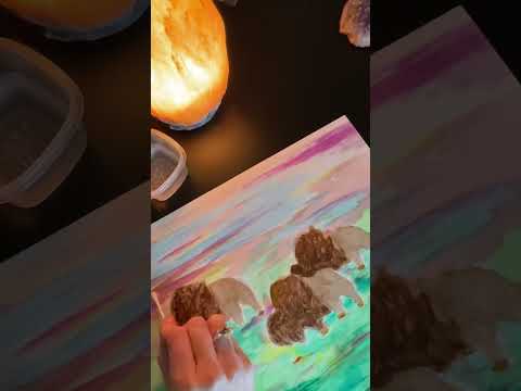 Painting Watercolor, Brush Strokes ASMR