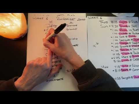 NFL Week 6 Outcome ~ ASMR