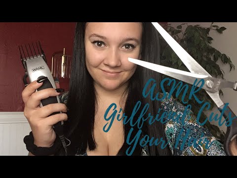 [ASMR] Girlfriend Gives You a Haircut (Men's Haircut)