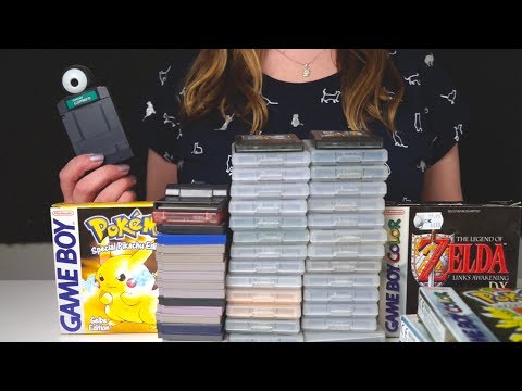 Binaural ASMR/Whisper. Game Boy Game Collection