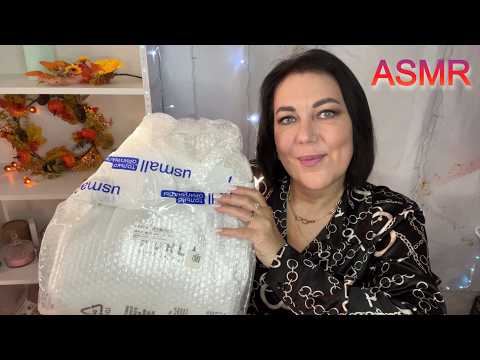 ASMR😴МУРАШЕЧНАЯ📦РАСПАКОВКА ПОСЫЛКИ USmall🤩 Furla/ Мяг. таппинг/ ASMR Unboxing