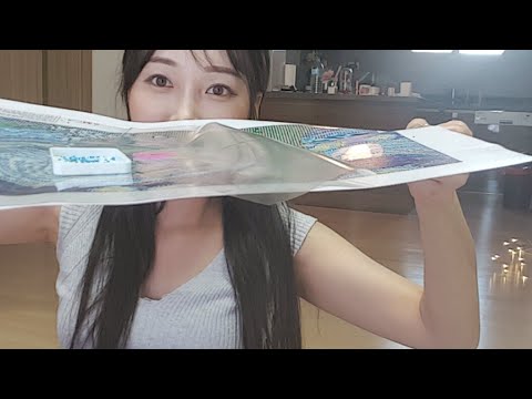 Diamond Painting ASMR 비즈 그림 붙이기