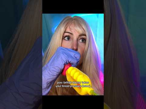 pov: british doctor takes your blood pressure asmr