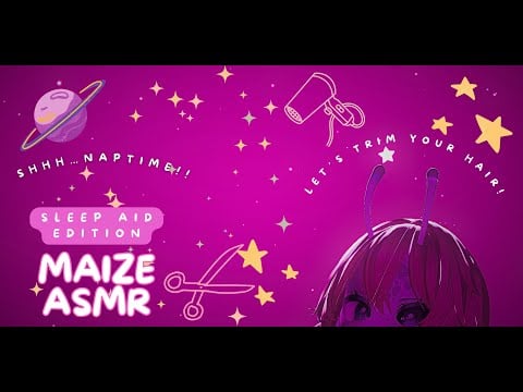 Sleep Aid Recut Edit- Alien Haircut and Personal Attention | VRChat ASMR Low ambience, talking focus