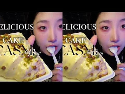 ASMR sleep aid video voice-controlled chewing sound