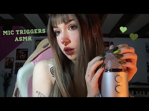 Mic Triggers ASMR | Mic Scratching, Mic Gripping, Rambling, Mic Tapping, Whispering